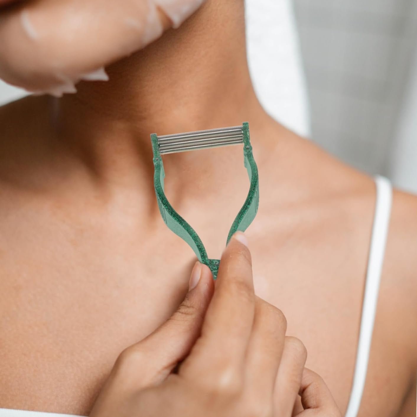 Épilateur Visage - FaciTwist™ - Vert - Epilationplus