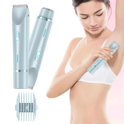 EPILATEUR ELECTRIQUE - ShaveGlam™ - Bleu - Epilationplus